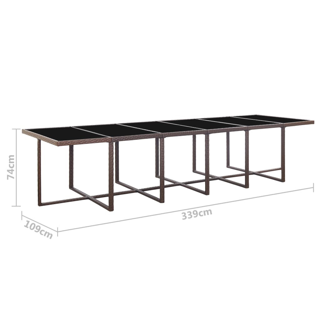 8719883755144_g_en_hd_12 vidaXL 17 Piece Outdoor Dining Set with Cushions Poly Rattan Brown - Image 13