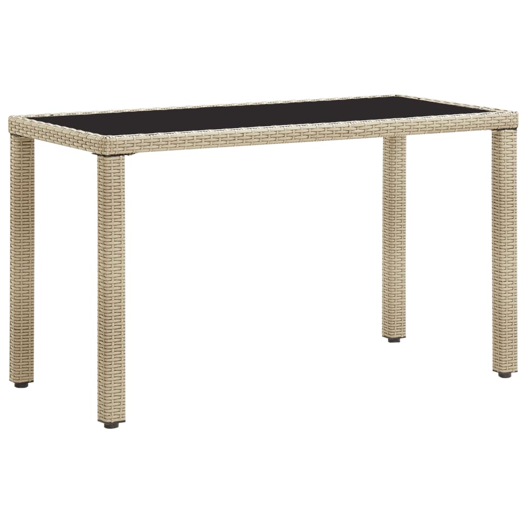 8719883755359_a_en_hd_1 vidaXL Garden Table Beige 123x60x74 cm Poly Rattan - Image 1