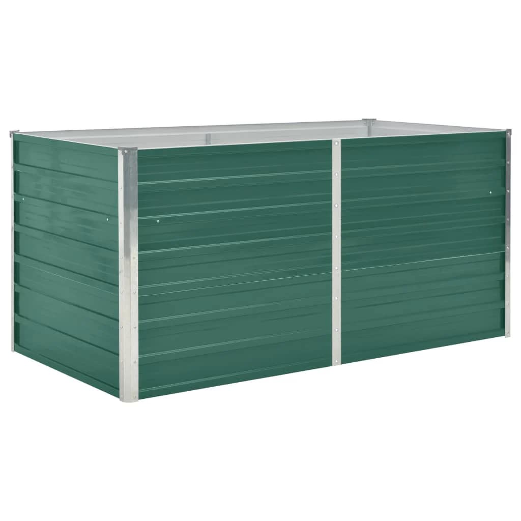 8719883756523_a_en_hd_1 vidaXL Raised Garden Bed 160x80x77 cm Galvanised Steel Green - Image 2