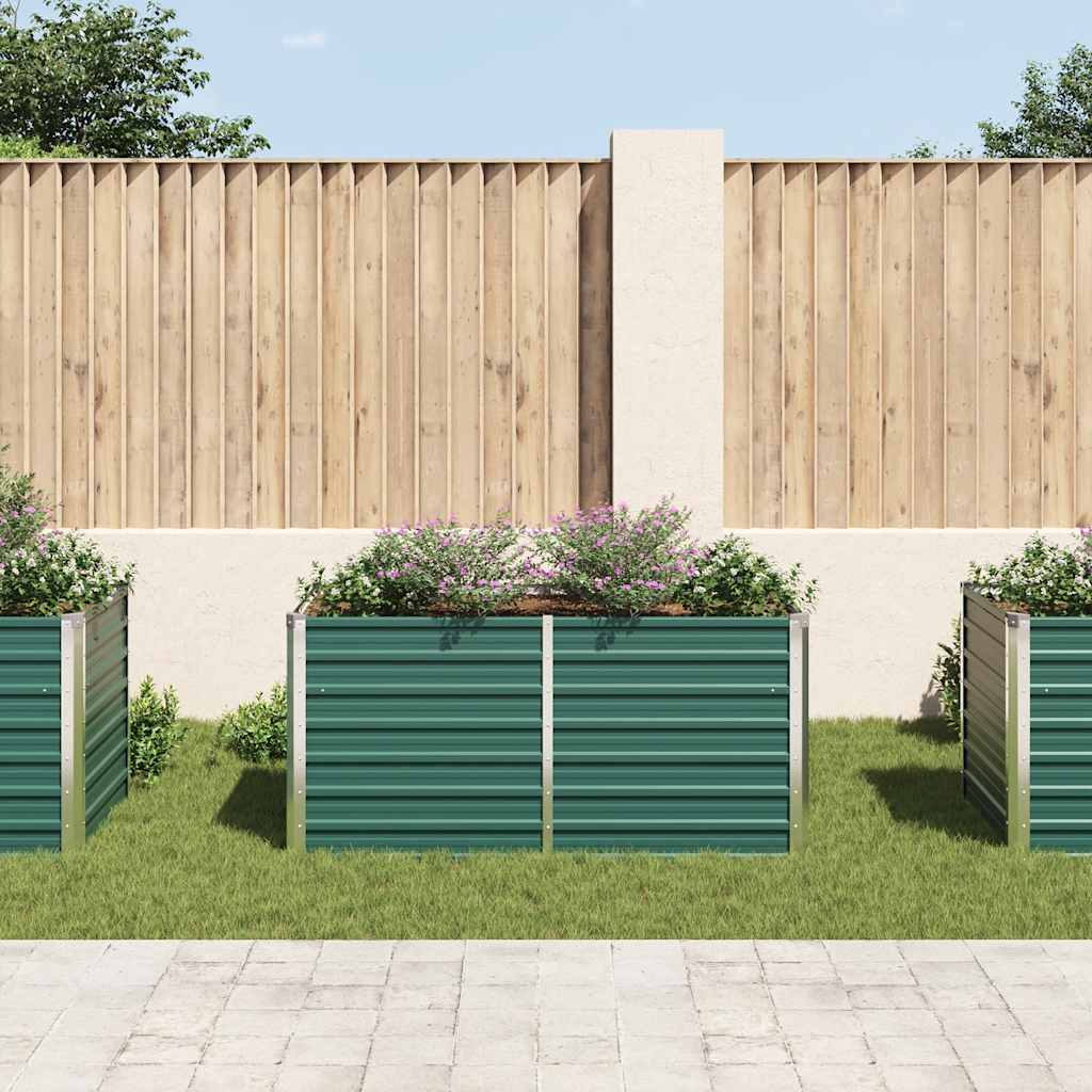 8719883756523_g_en_hd_1 vidaXL Raised Garden Bed 160x80x77 cm Galvanised Steel Green - Image 3