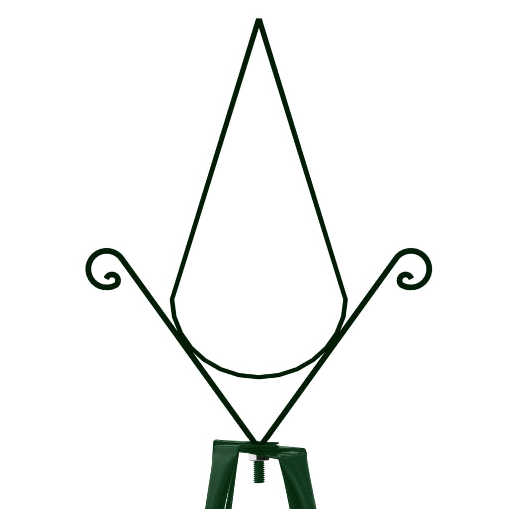 8719883757384_g_en_hd_3 vidaXL Garden Climbing Plant Racks 2 pcs Dark Green 35x35x195 cm Iron - Image 4