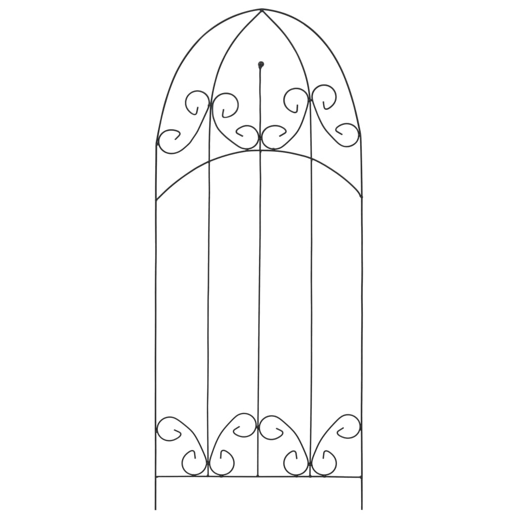 8719883757407_g_en_hd_1 vidaXL Plant Climbing Racks 3 pcs Black 40x100 cm Iron - Image 2
