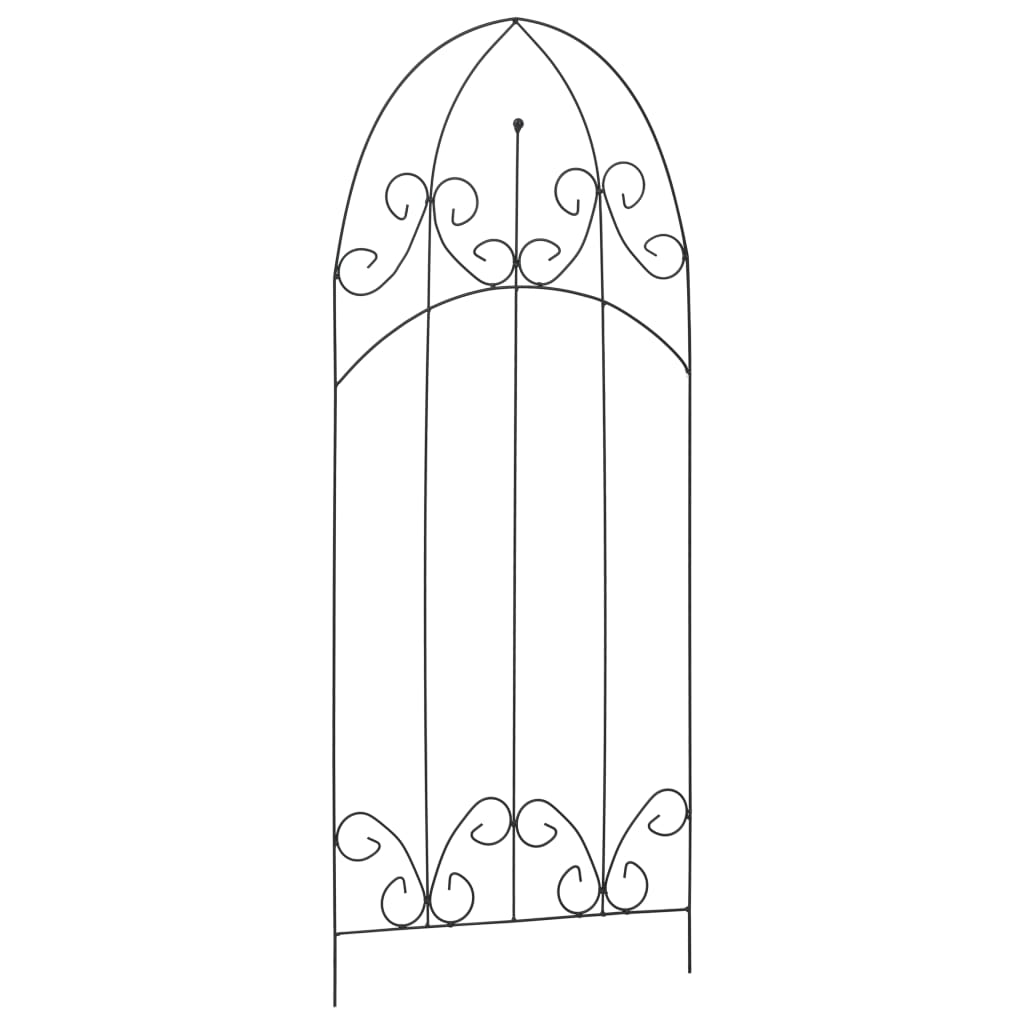 8719883757407_g_en_hd_2 vidaXL Plant Climbing Racks 3 pcs Black 40x100 cm Iron - Image 3