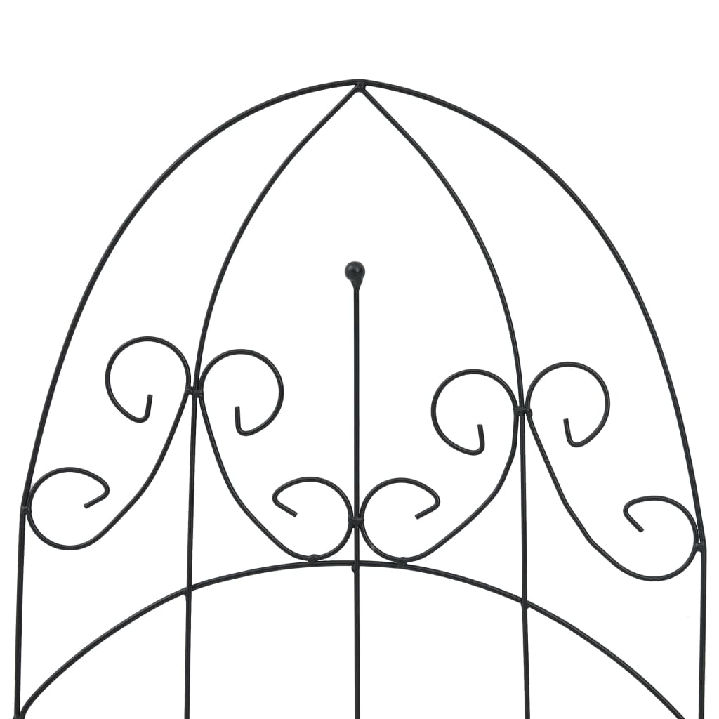 8719883757407_g_en_hd_3 vidaXL Plant Climbing Racks 3 pcs Black 40x100 cm Iron - Image 4