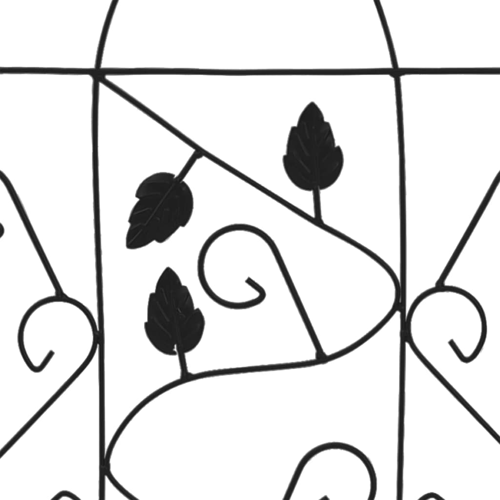 8719883757414_g_en_hd_3 vidaXL Plant Climbing Racks 3 pcs Black 40x100 cm Iron - Image 4