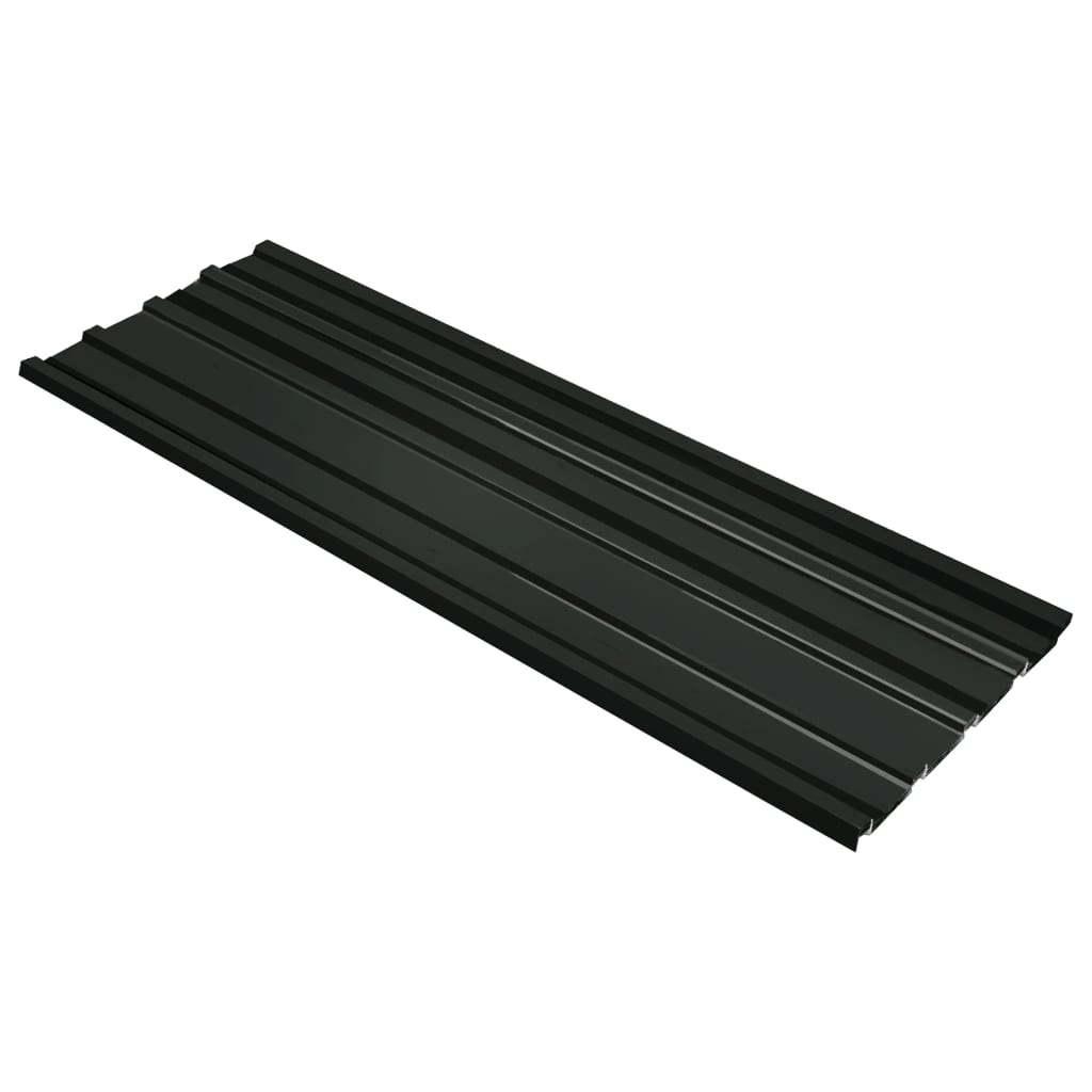 8719883757568_a_en_hd_1 vidaXL Roof Panels 12 pcs Galvanised Steel Anthracite - Image 1