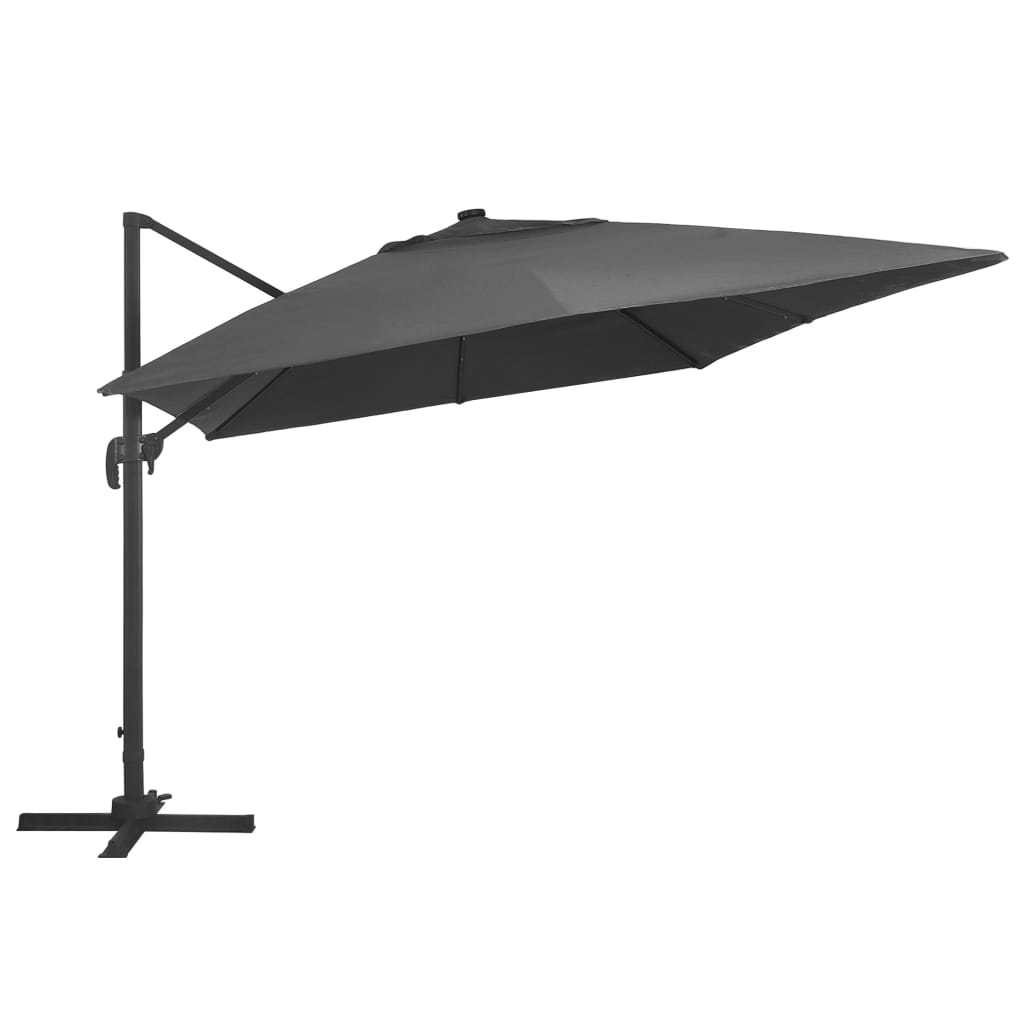 8719883759074_g_en_hd_2 vidaXL Cantilever Garden Parasol with LED Lights and Aluminium Pole 400x300 cm Anthracite - Image 3