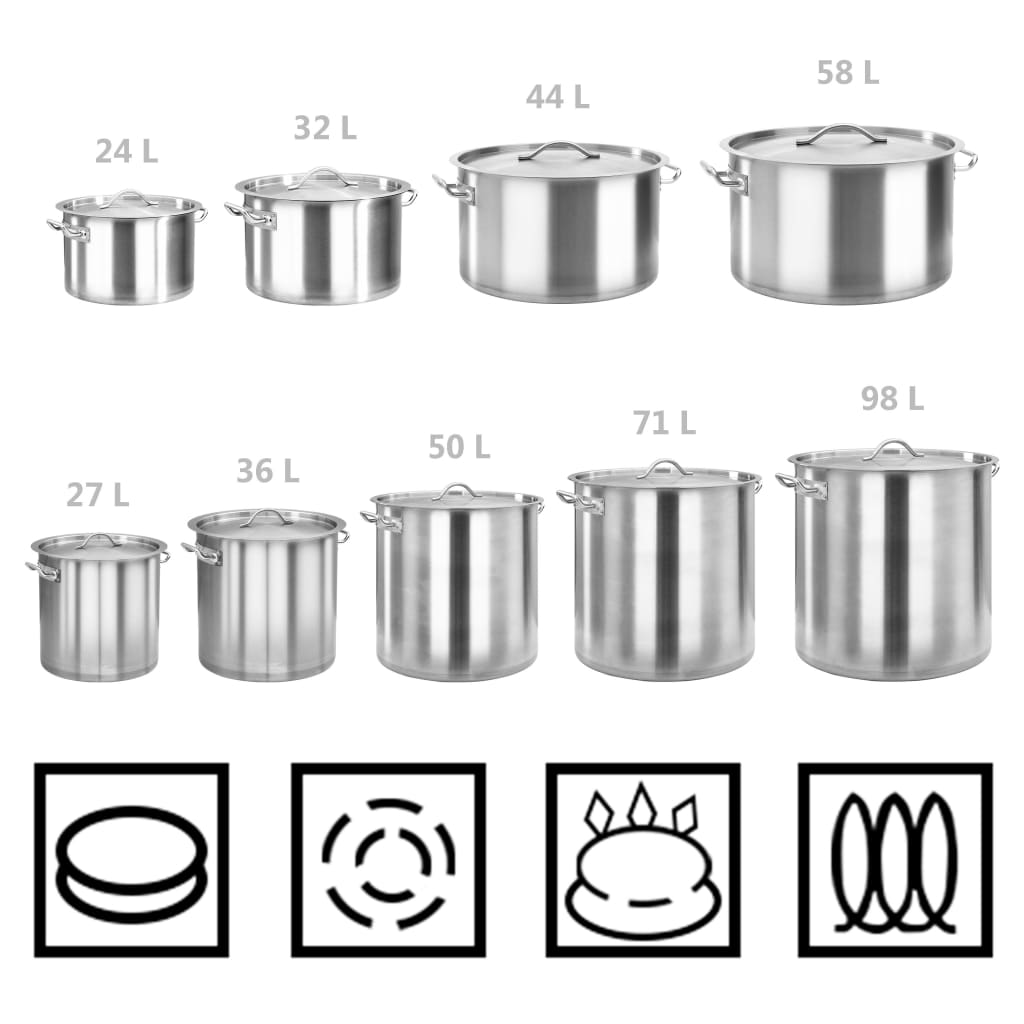 8719883759609_g_en_hd_5 vidaXL Stock Pot 32 L 40x26 cm Stainless Steel - Image 6