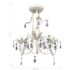 vidaXL Crystal Pendant Ceiling Lamp Chandeliers 2 pcs Elegant White - Image 6
