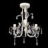 vidaXL Crystal Pendant Ceiling Lamp Chandeliers 4 pcs Elegant White - Image 3