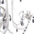 vidaXL Crystal Pendant Ceiling Lamp Chandeliers 4 pcs Elegant White - Image 5