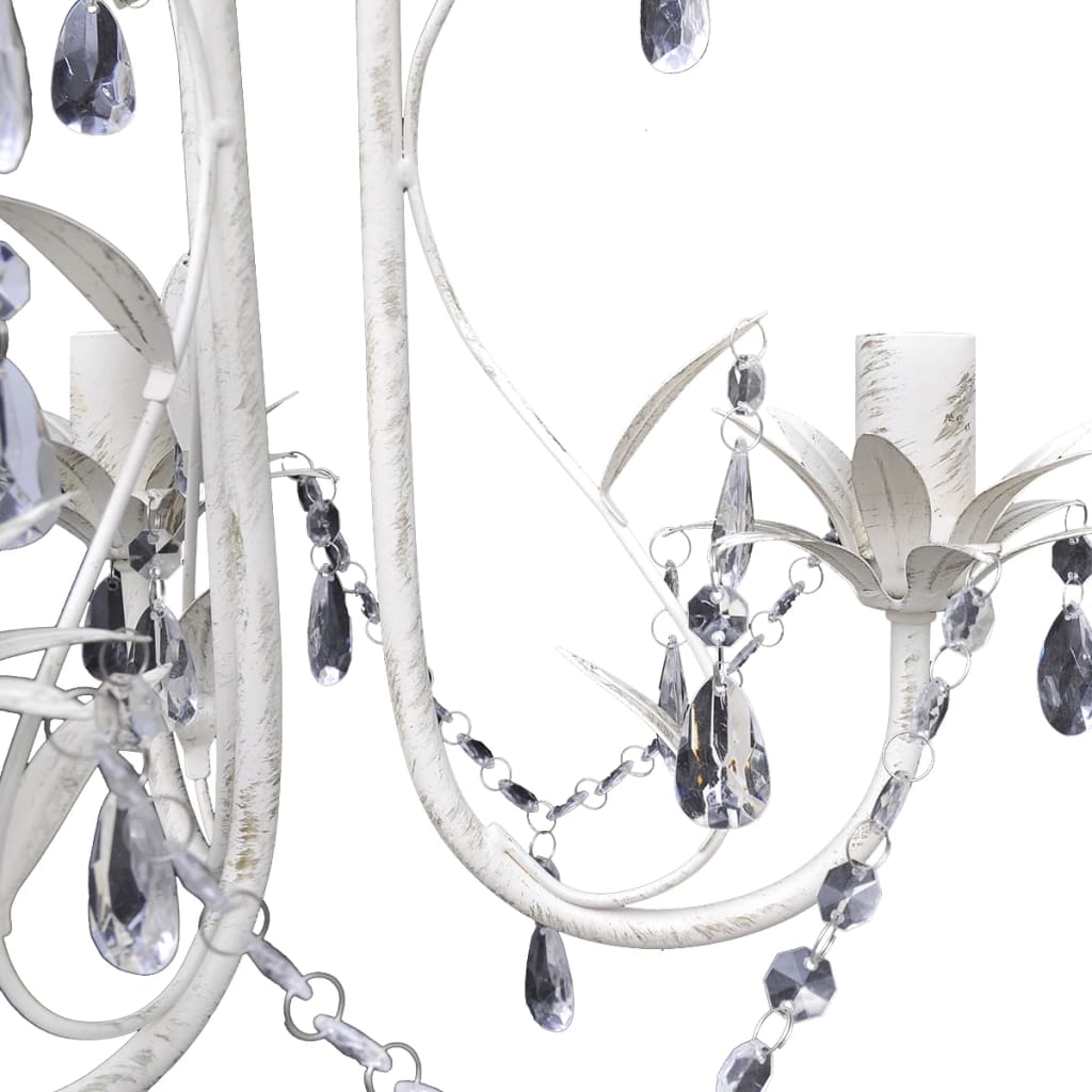 8719883759647_g_en_hd_4 vidaXL Crystal Pendant Ceiling Lamp Chandeliers 4 pcs Elegant White - Image 5