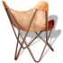 vidaXL Butterfly Chairs 2 pcs Multicolour Chindi Fabric - Image 4