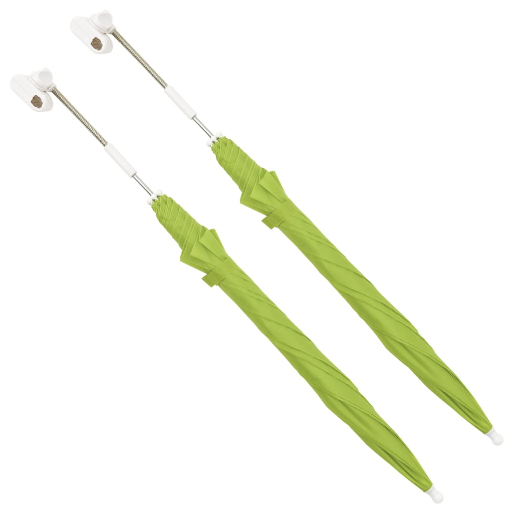 8719883760247_a_en_hd_1 vidaXL Camping Chair Parasols 2 pcs Green 105 cm - Image 2