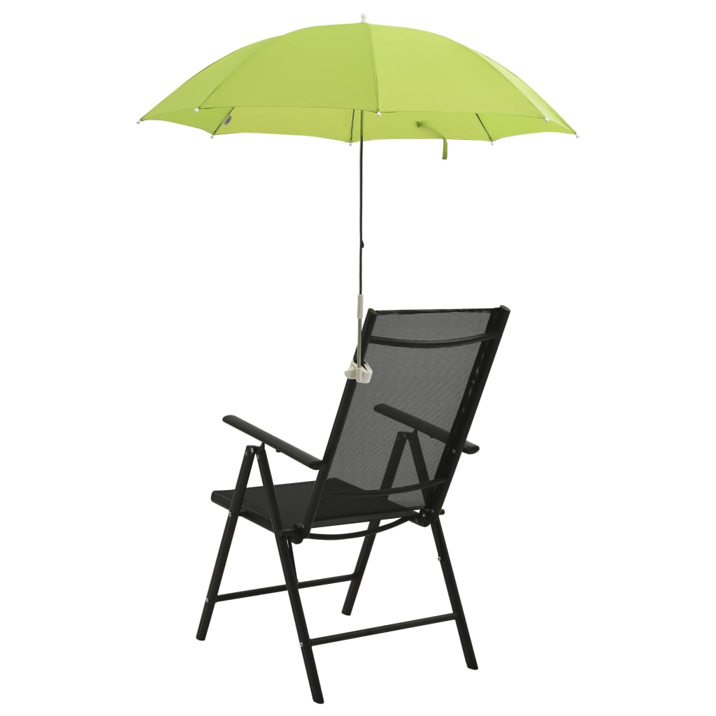 8719883760247_g_en_hd_1 vidaXL Camping Chair Parasols 2 pcs Green 105 cm - Image 3