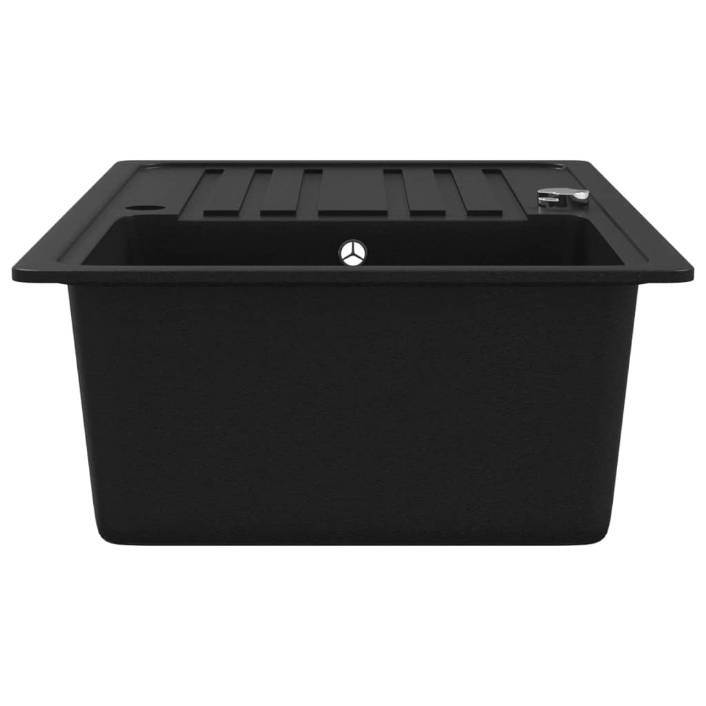 8719883760254_g_en_hd_3 vidaXL Granite Kitchen Sink Single Basin with Drainer Reversible Black - Image 5