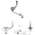 vidaXL Granite Kitchen Sink Single Basin with Drainer Reversible Black - Image 7