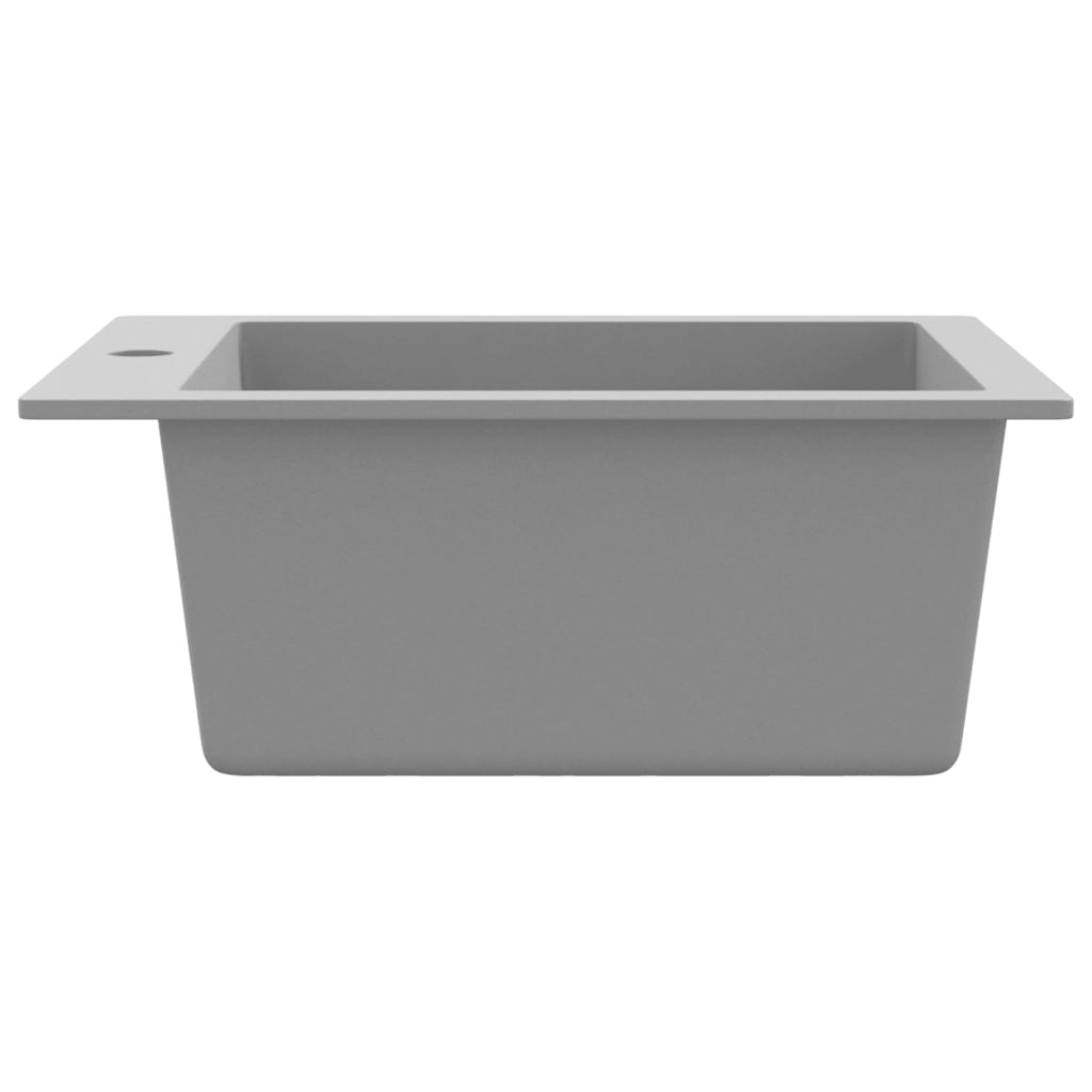 8719883760285_g_en_hd_3 vidaXL Overmount Kitchen Sink Single Basin Granite Grey - Image 5