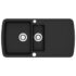 vidaXL Granite Kitchen Sink Double Basin Black - Image 2