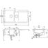 vidaXL Granite Kitchen Sink Double Basin Black - Image 8