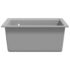 vidaXL Granite Kitchen Sink Single Basin Grey - Image 4