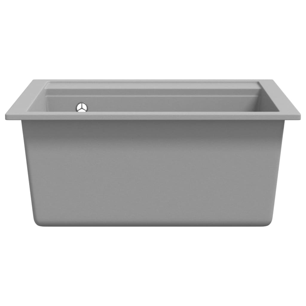 8719883760339_g_en_hd_2 vidaXL Granite Kitchen Sink Single Basin Grey - Image 4