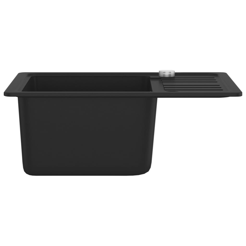 8719883760360_g_en_hd_2 vidaXL Granite Kitchen Sink Single Basin Black - Image 4