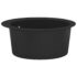 vidaXL Granite Kitchen Sink Single Basin Round Black - Image 3