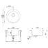vidaXL Granite Kitchen Sink Single Basin Round Black - Image 8