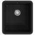 vidaXL Granite Kitchen Sink Single Basin Black - Image 2