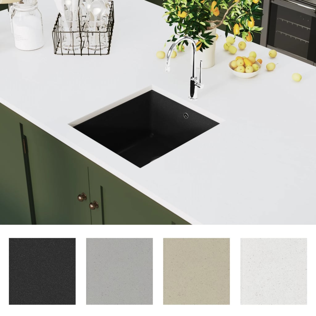 8719883760414_g_en_hd_4 vidaXL Granite Kitchen Sink Single Basin Black - Image 6