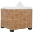 vidaXL Corner Sofa with Cushions Natural Rattan - Image 5