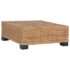 vidaXL Footrest with Cushion Natural Rattan - Image 3