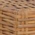 vidaXL Footrest with Cushion Natural Rattan - Image 4