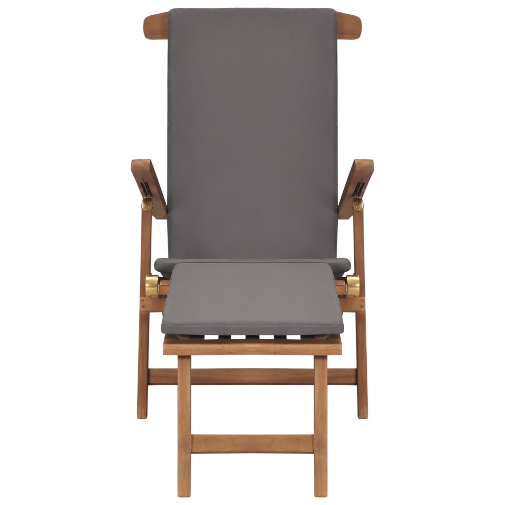 8719883760568_g_en_hd_3 vidaXL Deck Chair with Cushion Dark Grey Solid Teak Wood - Image 4