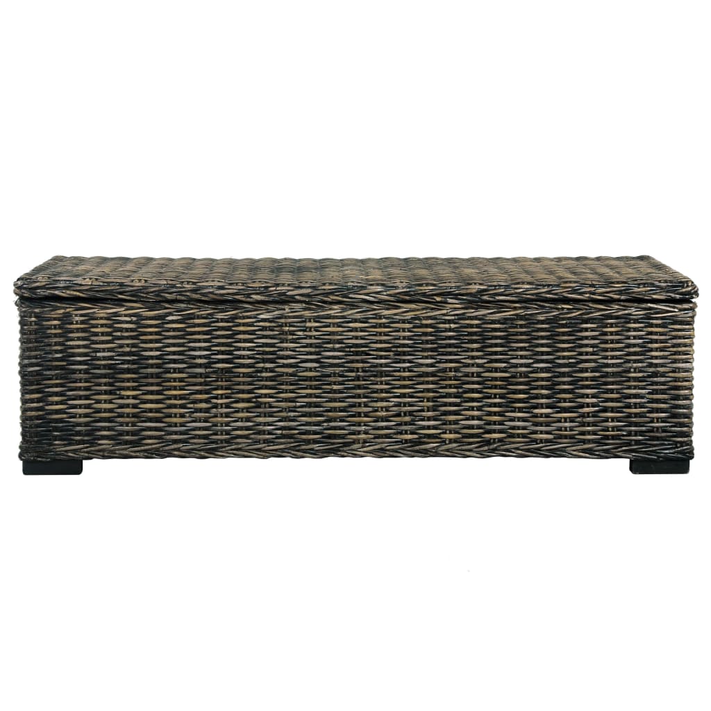 8719883760872_g_en_hd_2 vidaXL Storage Box 120 cm Black Kubu Rattan and Solid Mango Wood - Image 3