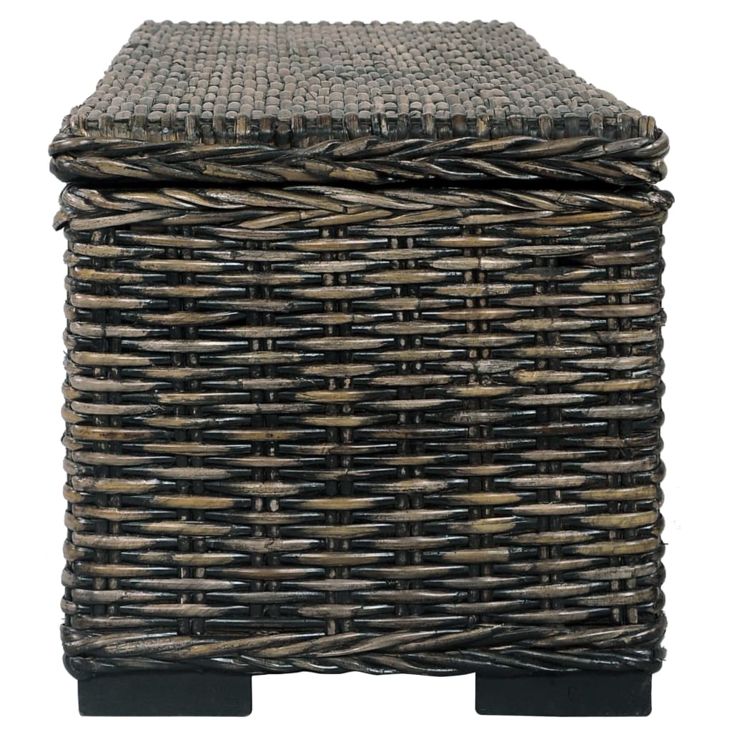 8719883760872_g_en_hd_3 vidaXL Storage Box 120 cm Black Kubu Rattan and Solid Mango Wood - Image 4
