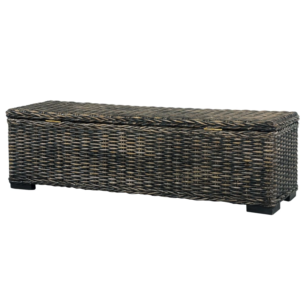 8719883760872_g_en_hd_4 vidaXL Storage Box 120 cm Black Kubu Rattan and Solid Mango Wood - Image 5