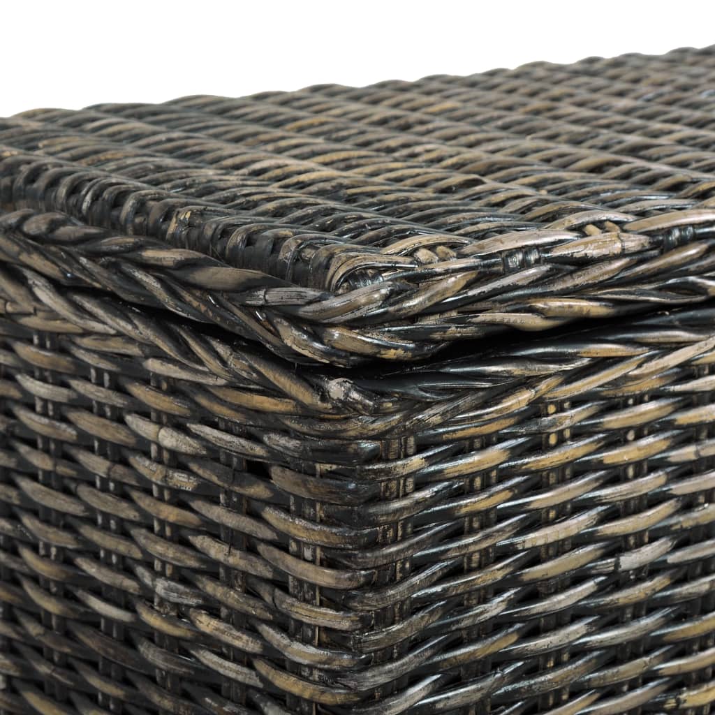 8719883760872_g_en_hd_5 vidaXL Storage Box 120 cm Black Kubu Rattan and Solid Mango Wood - Image 6