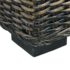 vidaXL Storage Box 120 cm Black Kubu Rattan and Solid Mango Wood - Image 7