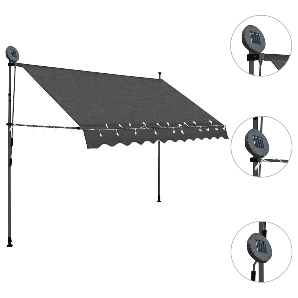 8719883761848_g_en_hd_2 vidaXL Manual Retractable Awning with LED 250 cm Anthracite - Image 3