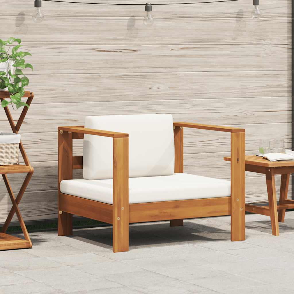 8719883762463_m_en_hd_1 vidaXL Garden Chair with Cushion Cream Solid Acacia Wood - Image 1