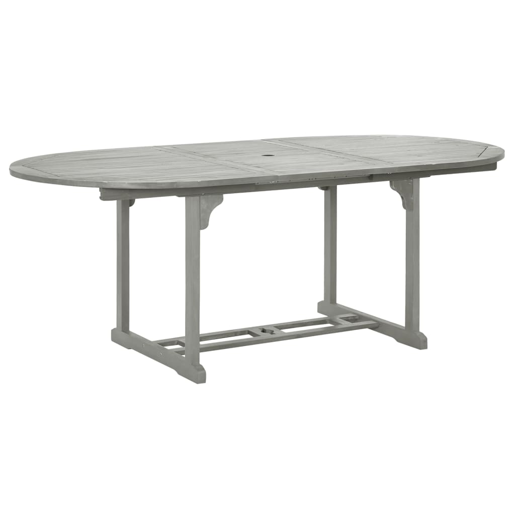 8719883762517_g_en_hd_1 vidaXL Garden Table Grey 200x100x75 cm Solid Acacia Wood - Image 2
