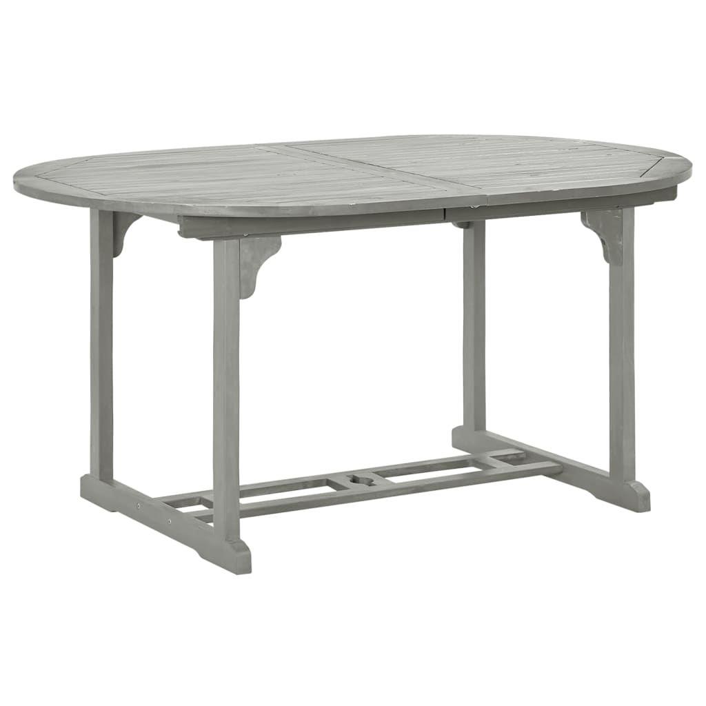 8719883762517_g_en_hd_2 vidaXL Garden Table Grey 200x100x75 cm Solid Acacia Wood - Image 3