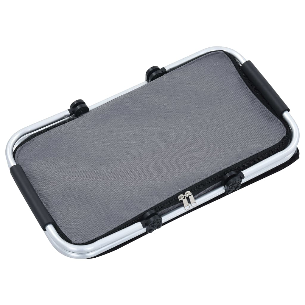 8719883762814_g_en_hd_5 vidaXL Foldable Cool Bag Grey 46x27x23 cm Aluminium - Image 6