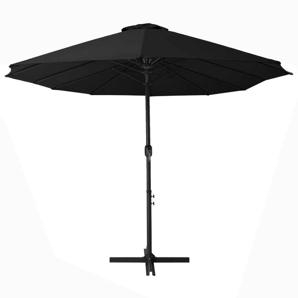 8719883763101_g_en_hd_2 vidaXL Garden Parasol with Aluminium Pole 460x270 cm Black - Image 3