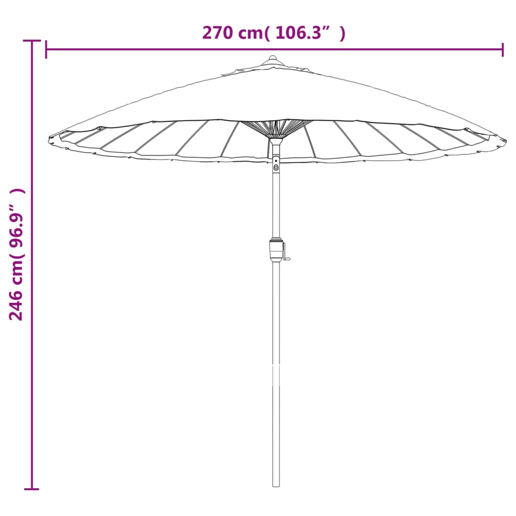 8719883763149_g_en_hd_6 vidaXL Garden Parasol with Aluminium Pole 270 cm Anthracite - Image 8