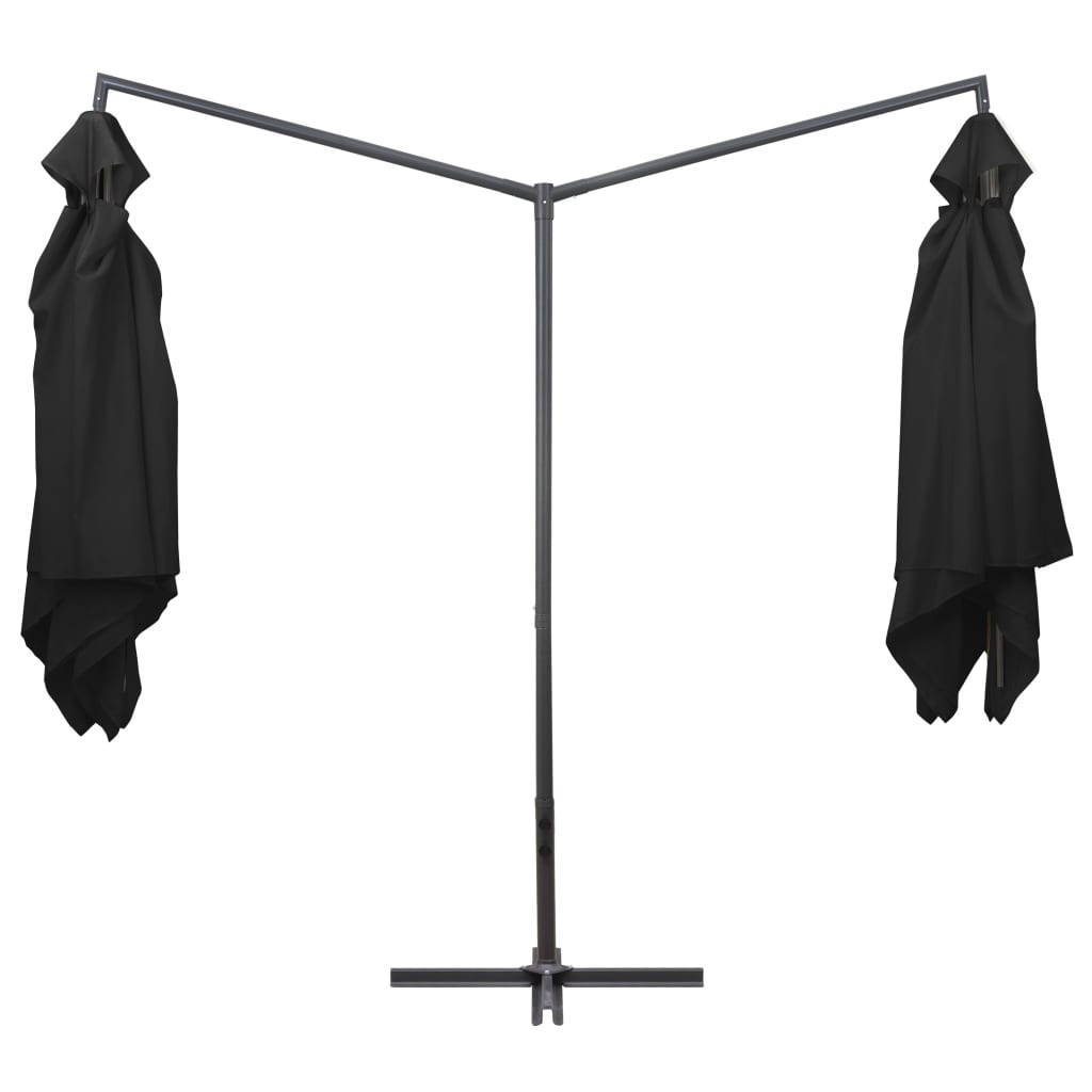 8719883763347_g_en_hd_2 vidaXL Double Parasol with Steel Pole 250x250 cm Black - Image 3