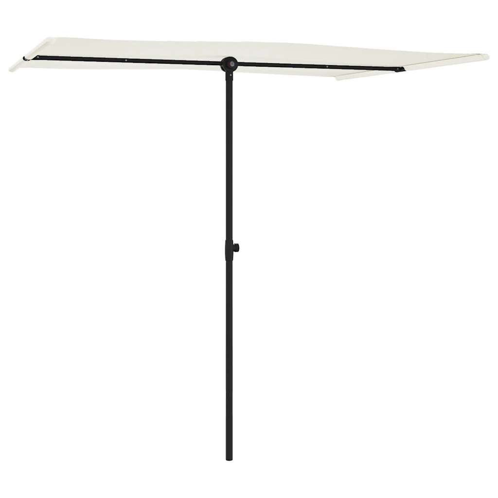 8719883763453_g_en_hd_1 vidaXL Garden Parasol with Aluminium Pole 2x1.5 m Sand White - Image 3
