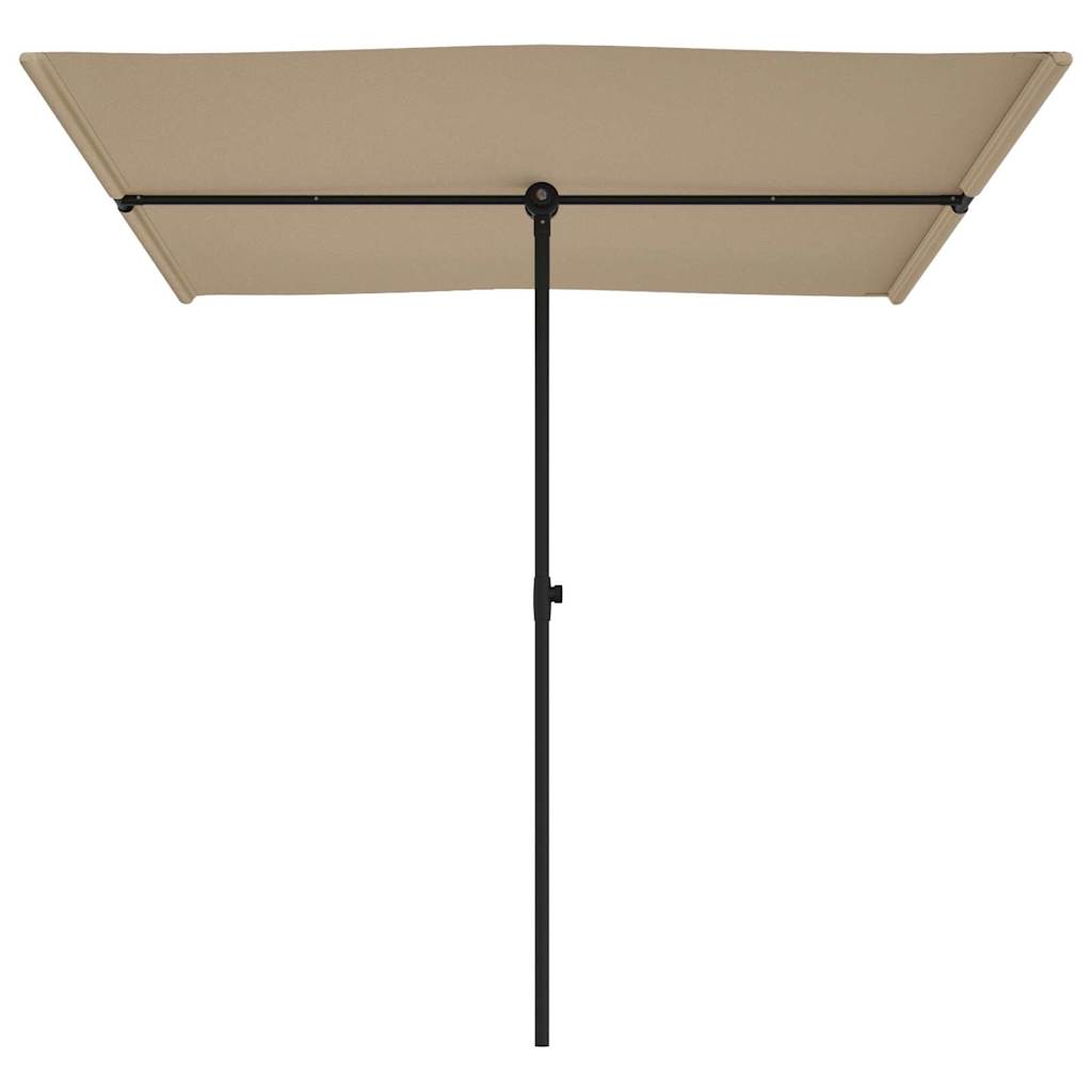 8719883763477_g_en_hd_2 vidaXL Garden Parasol with Aluminium Pole 2x1.5 m Taupe - Image 4